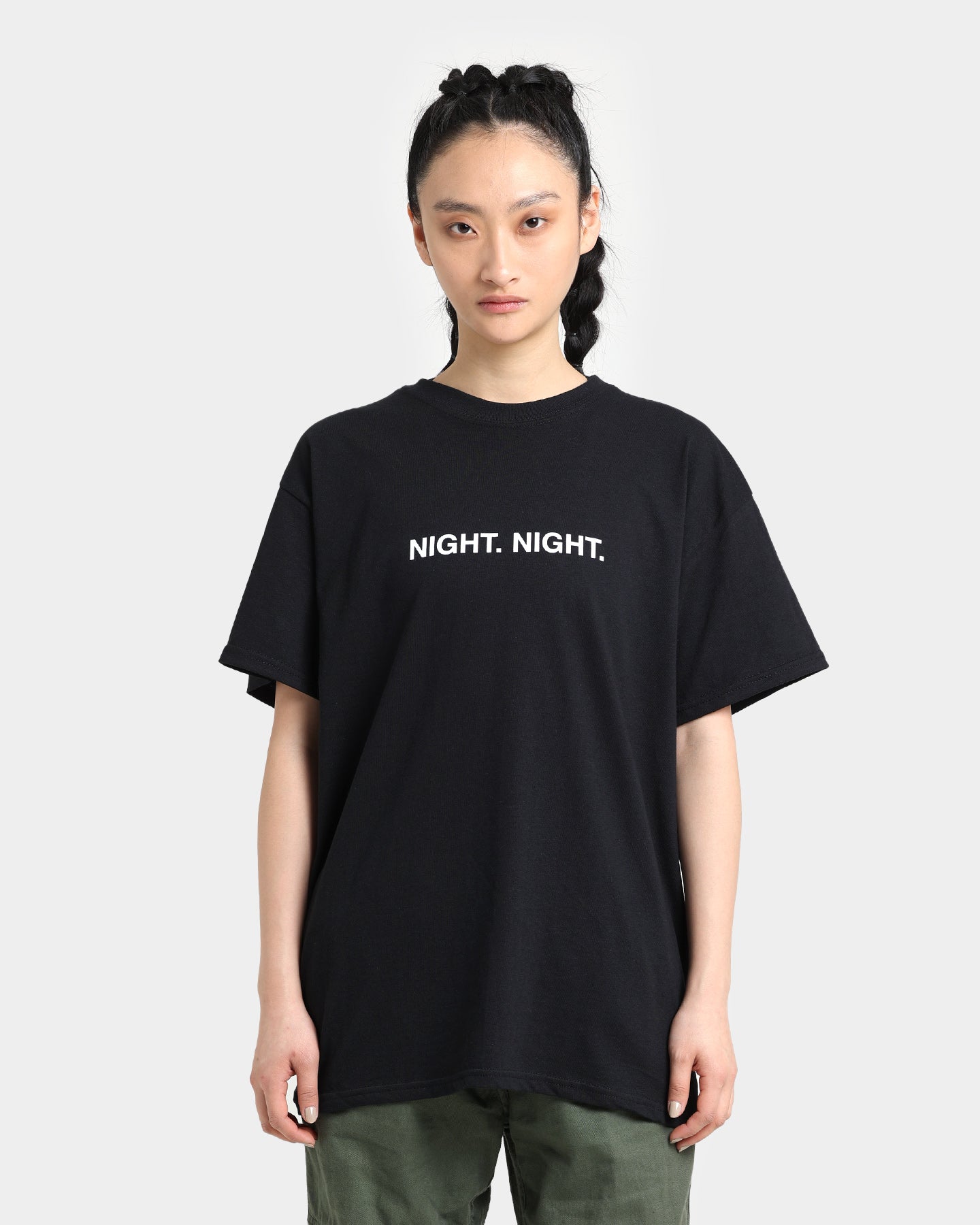 Goat Crew Night Night T-Shirt Black Style001