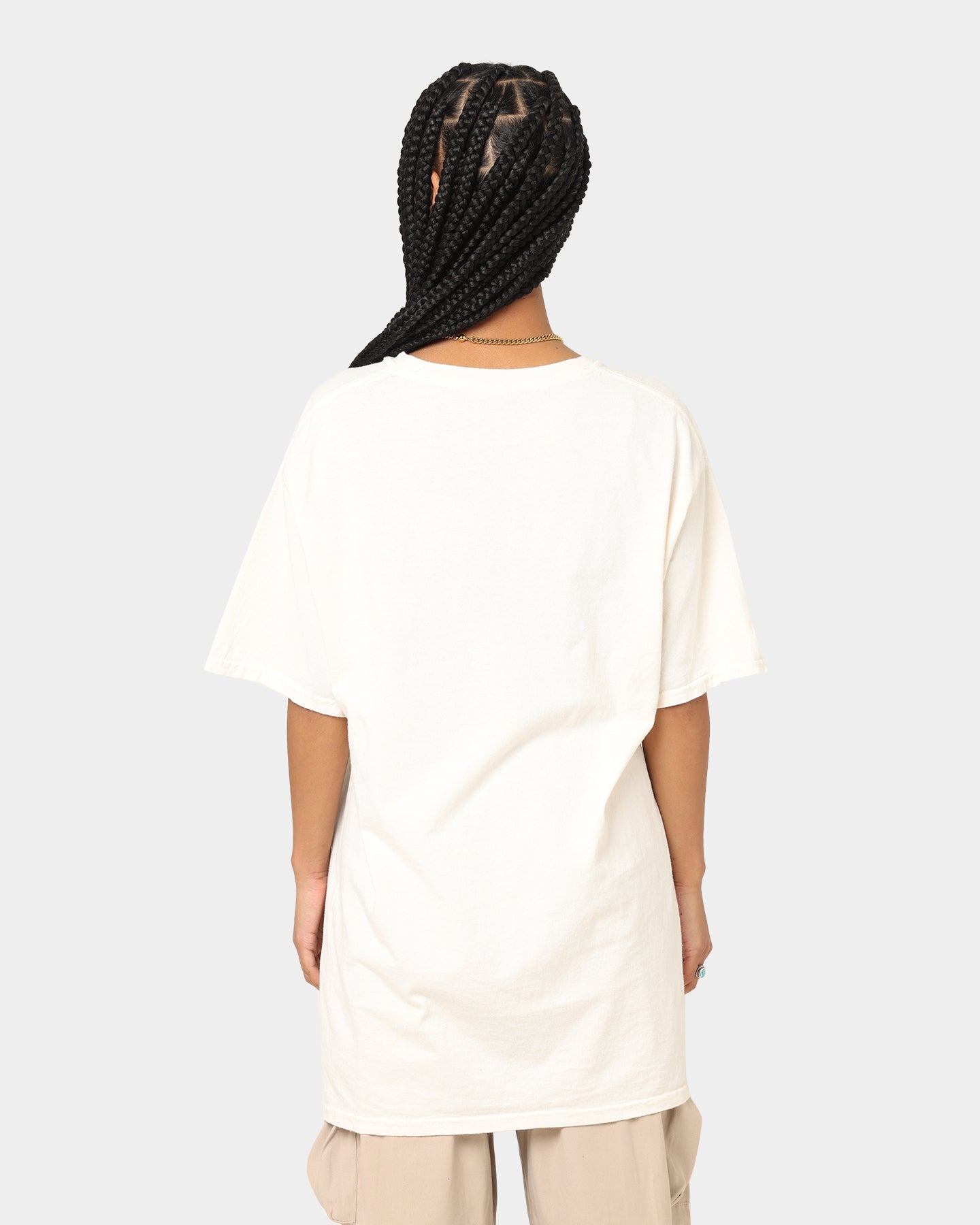 Goat Crew Bob Cut Skelly T-Shirt Off White Style001