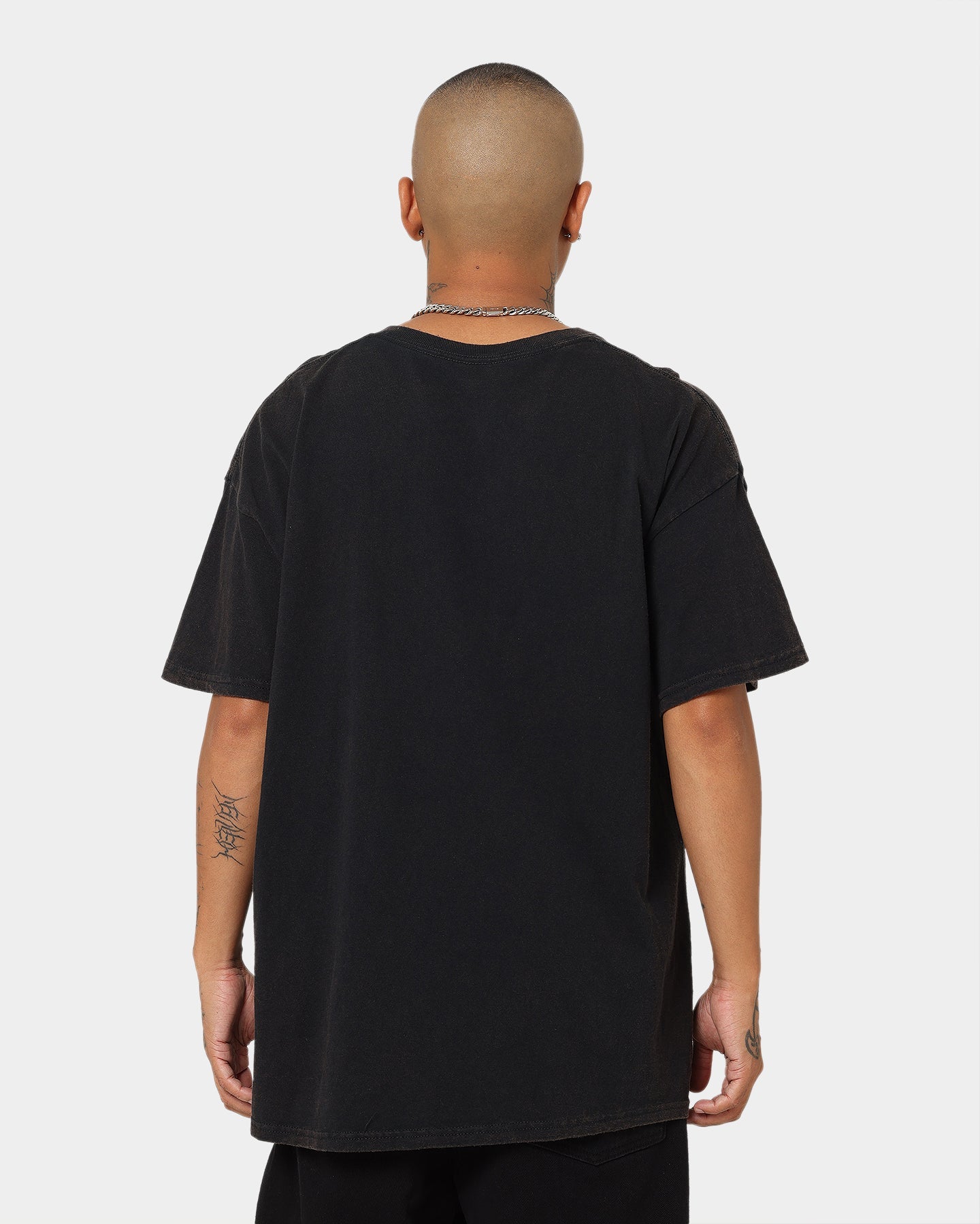 Goat Crew Team Felicia Vintage T-Shirt Black Wash