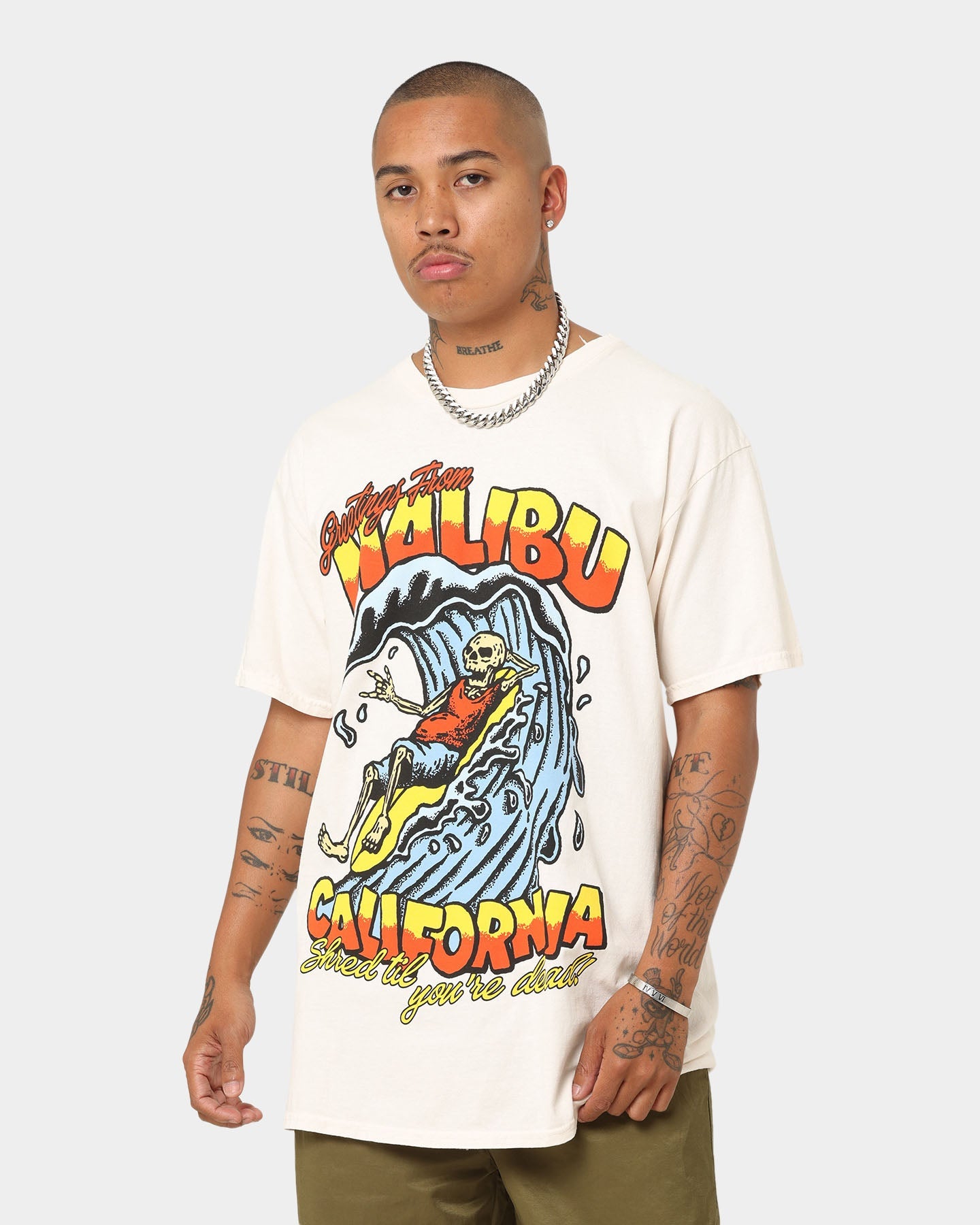 Goat Crew Malibu T-Shirt Off White