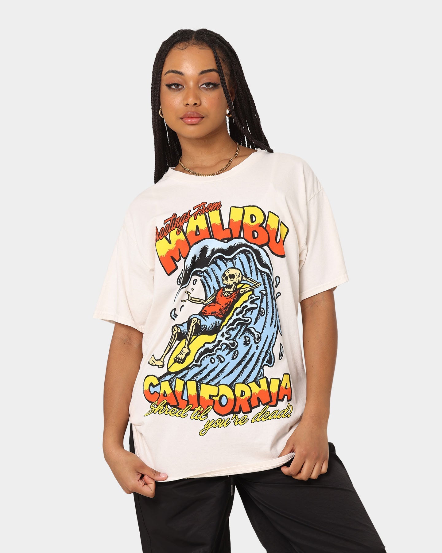 Goat Crew Malibu T-Shirt Off White Style001