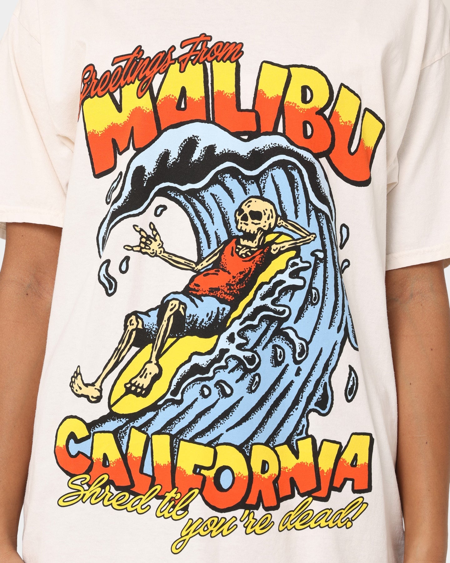 Goat Crew Malibu T-Shirt Off White Style001