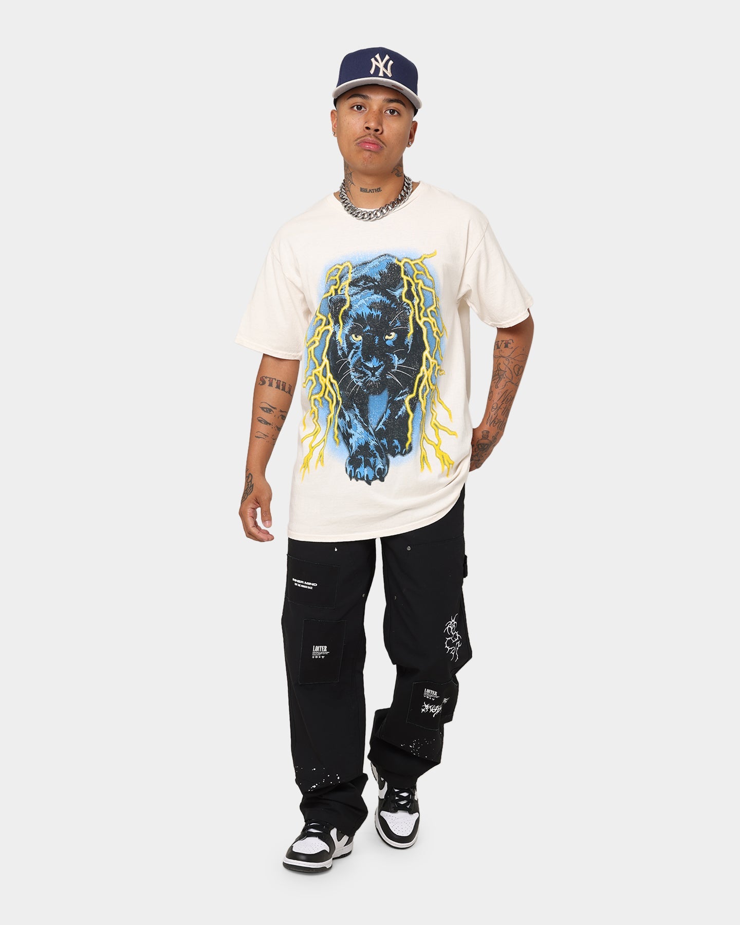 American Thrift OG Panther T-Shirt Off White