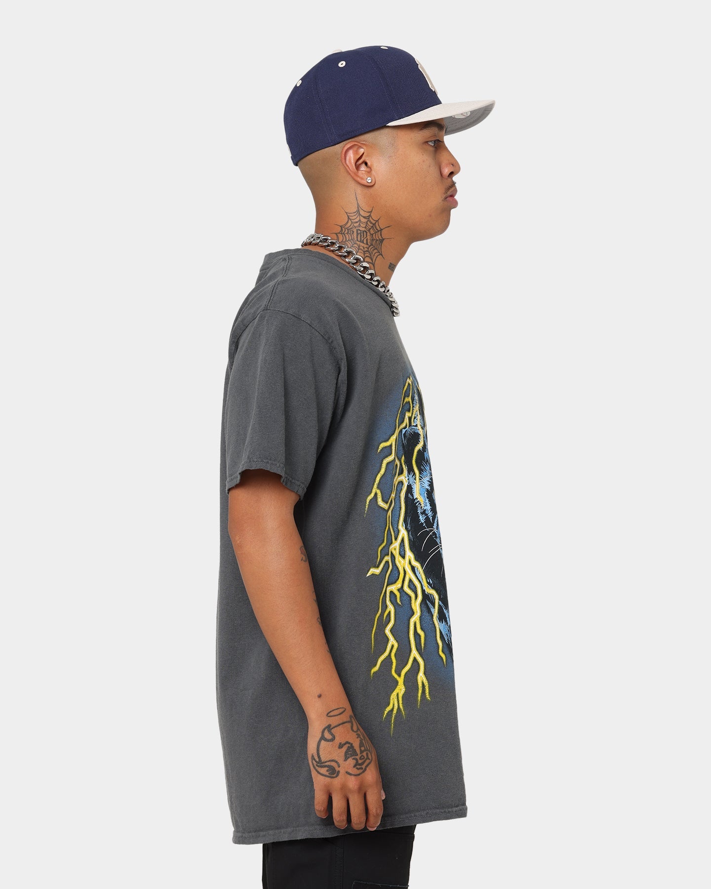 American Thrift OG Panther T-Shirt Off Black