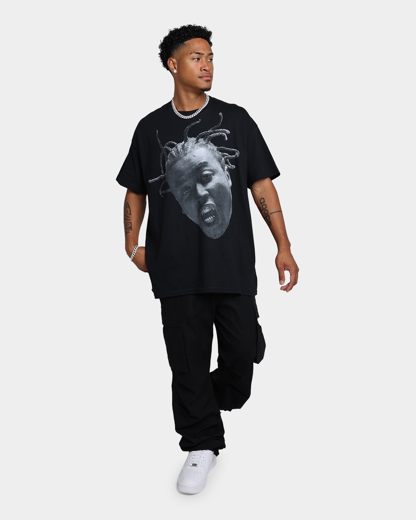 Goat Crew X Ol' Dirty Bastard Big Face T-Shirt Black