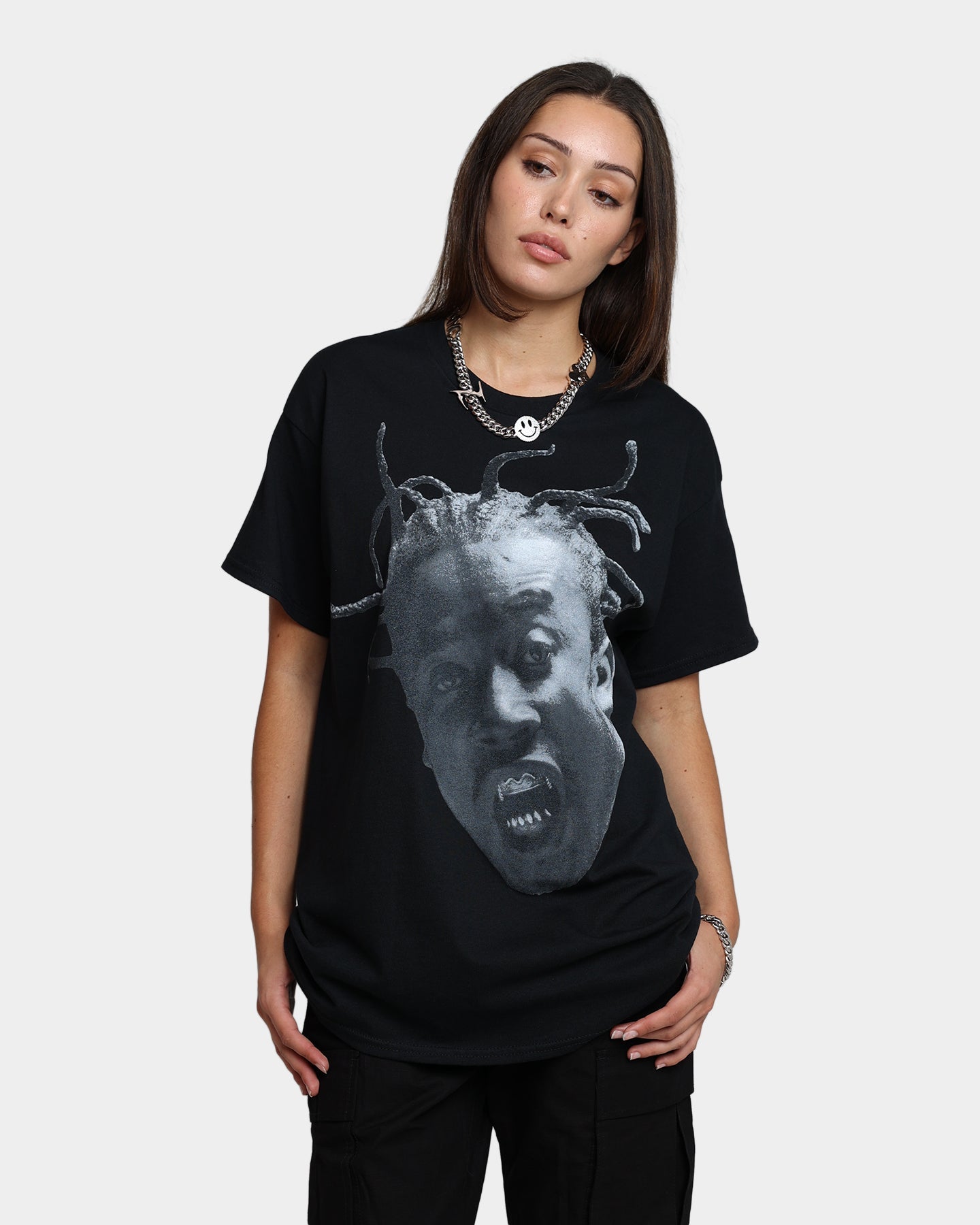 Goat Crew X Ol' Dirty Bastard Big Face T-Shirt Black Style001