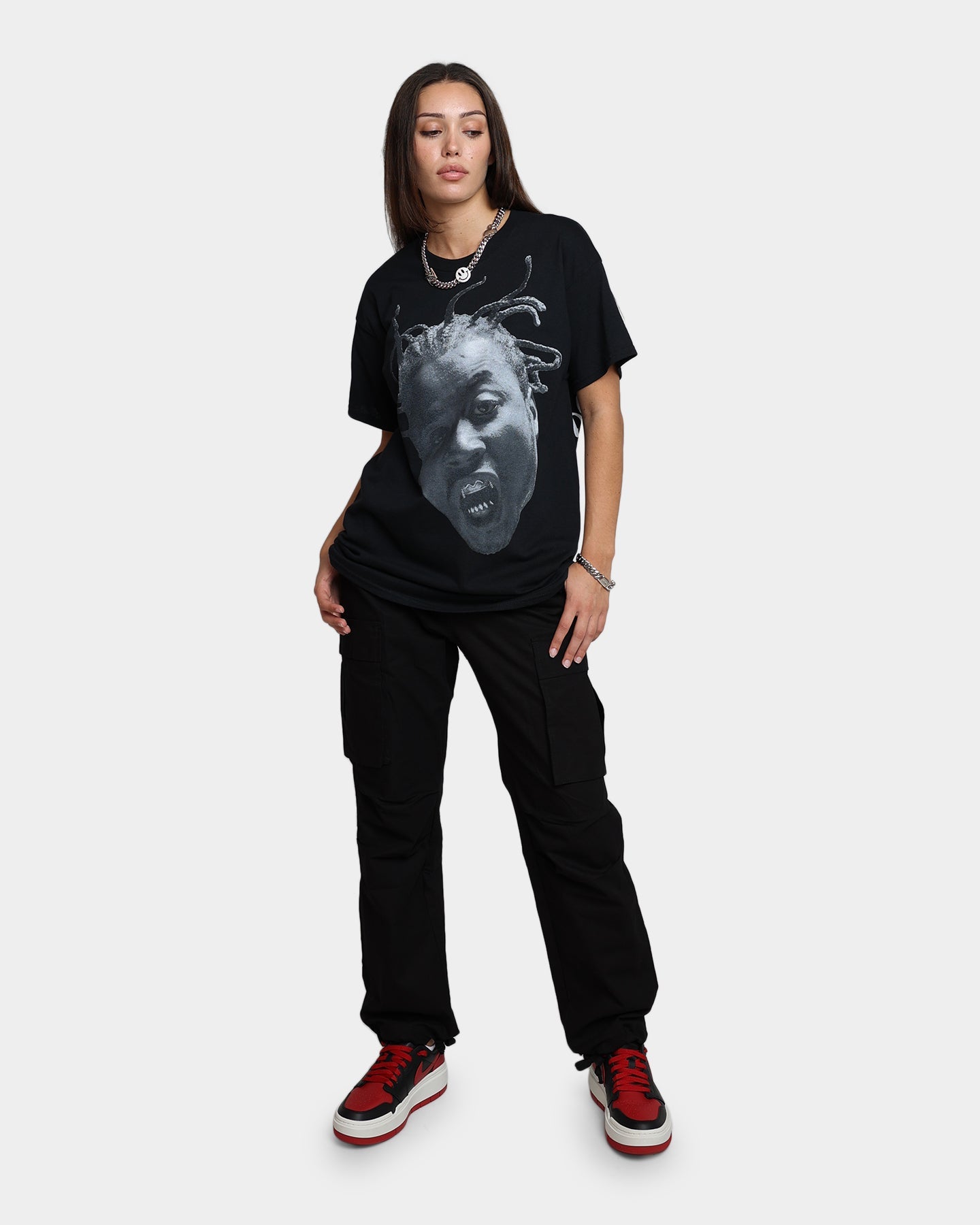 Goat Crew X Ol' Dirty Bastard Big Face T-Shirt Black Style001