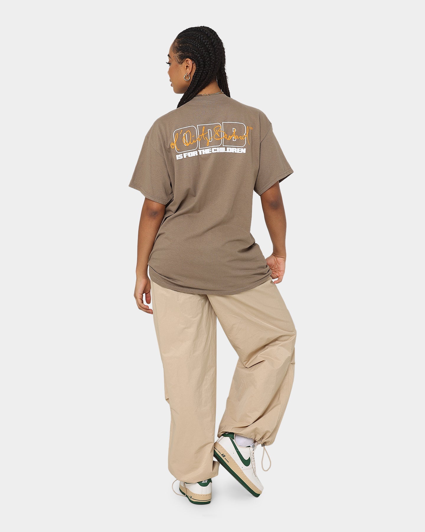 Goat Crew X Ol' Dirty Bastard Children T-Shirt Brown Style001