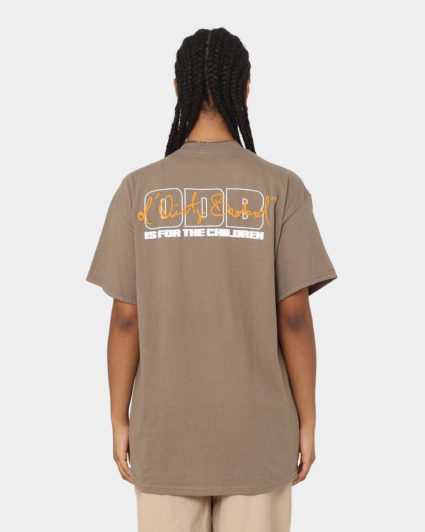 Goat Crew X Ol' Dirty Bastard Children T-Shirt Brown Style001
