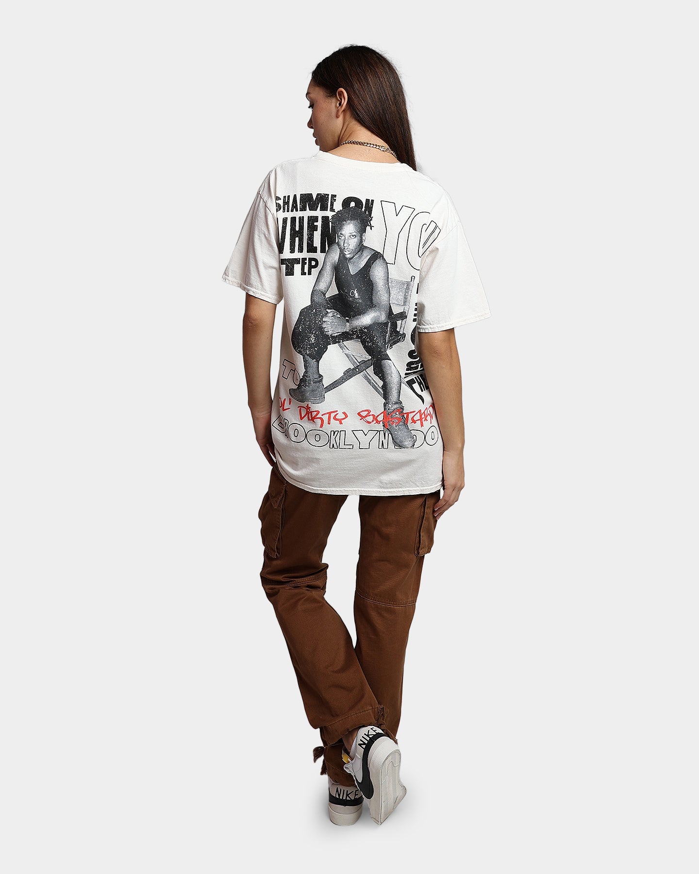Goat Crew X Ol' Dirty Bastard One Man Army T-Shirt Off White Style001