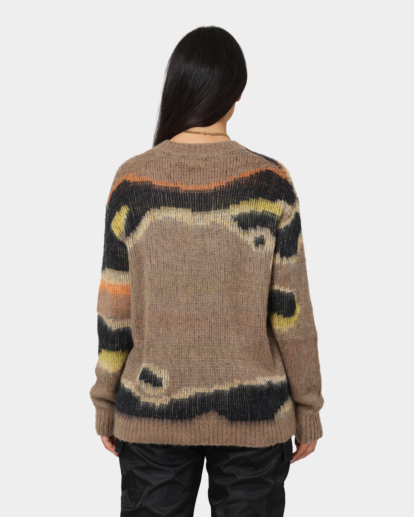 MNML Big Camo Sweatshirt Olive Style001