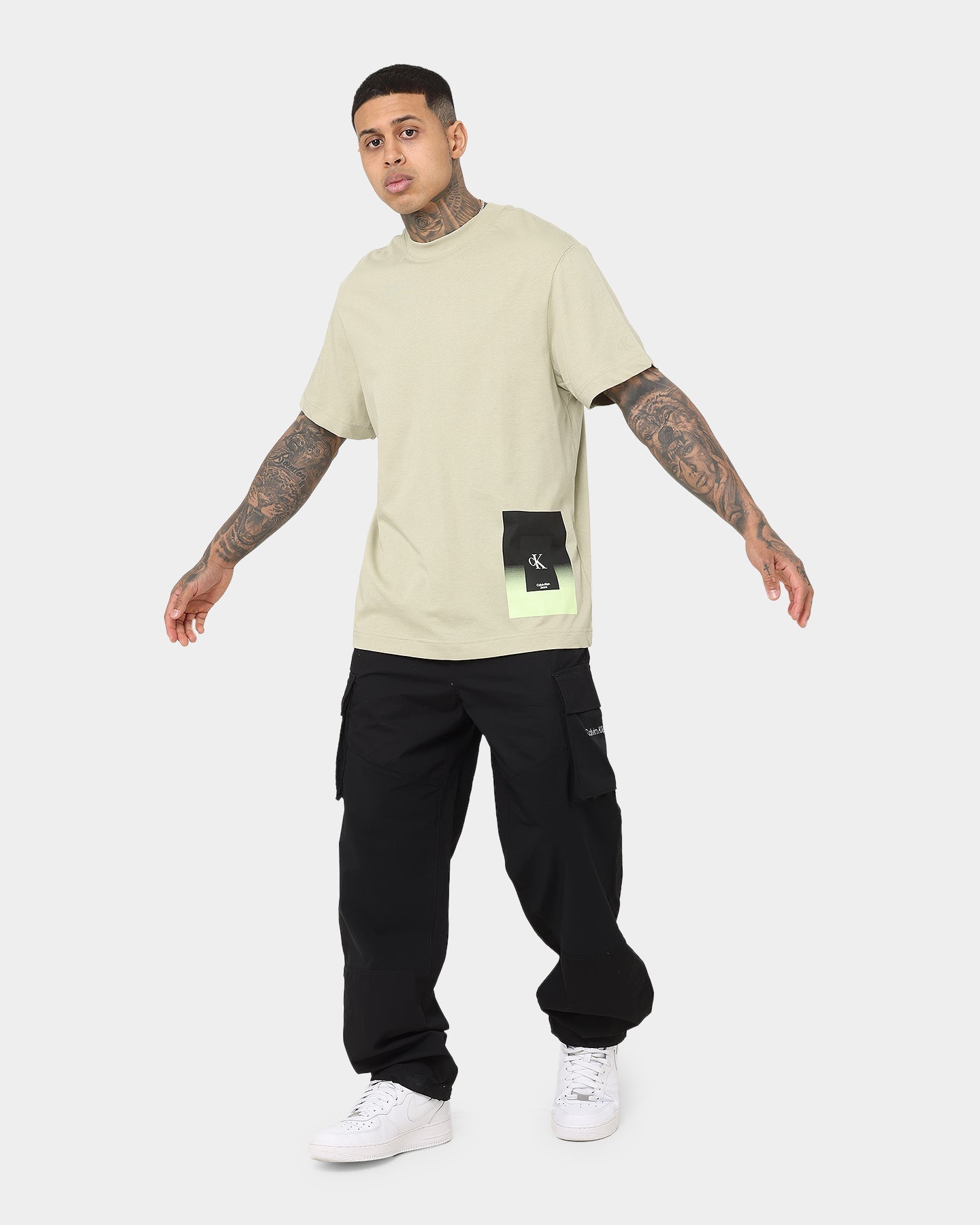 Calvin Klein Illuminated Box T-Shirt Wheat Fields