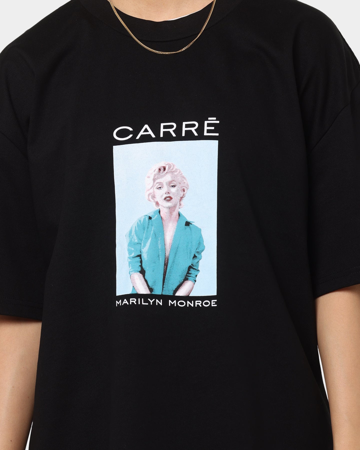Carr√© X Marilyn Monroe Renaissance T-Shirt Black Style001