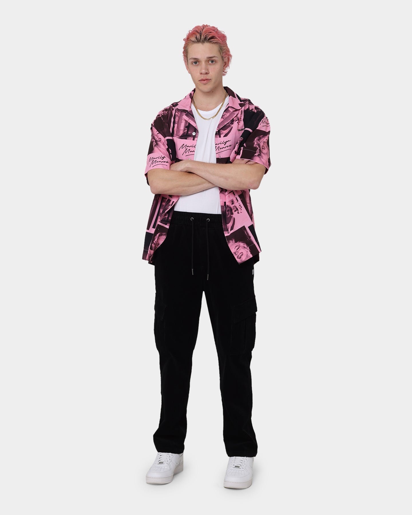 Carr√© X Marilyn Monroe Button Up Shirt Pink