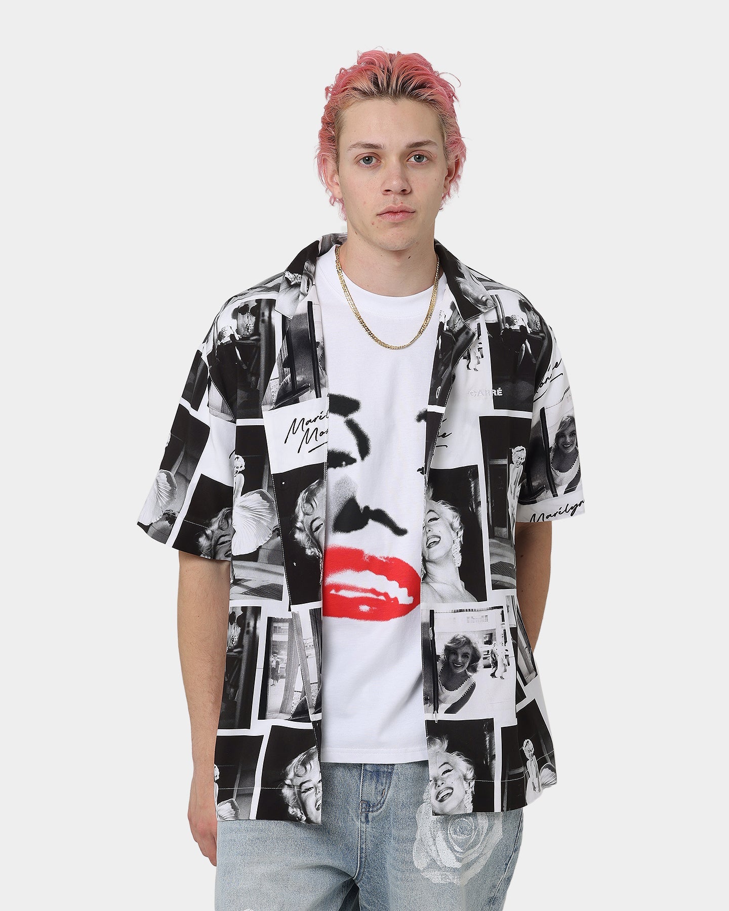 Carr√© X Marilyn Monroe Button Up Shirt White