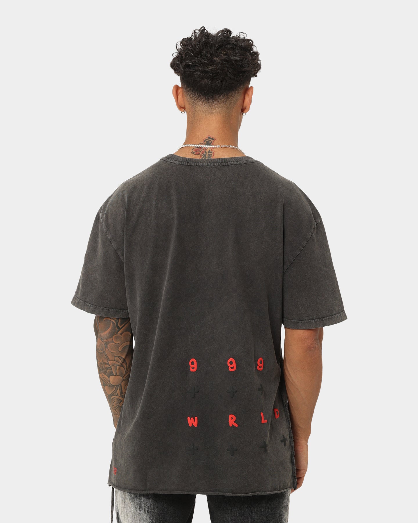Ksubi X Juice Wrld 999 Biggie Vintage T-Shirt Faded Black