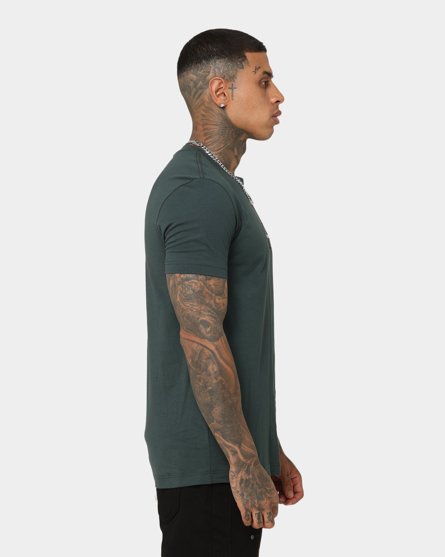 Calvin Klein Monologo T-Shirt Dark Seaweed