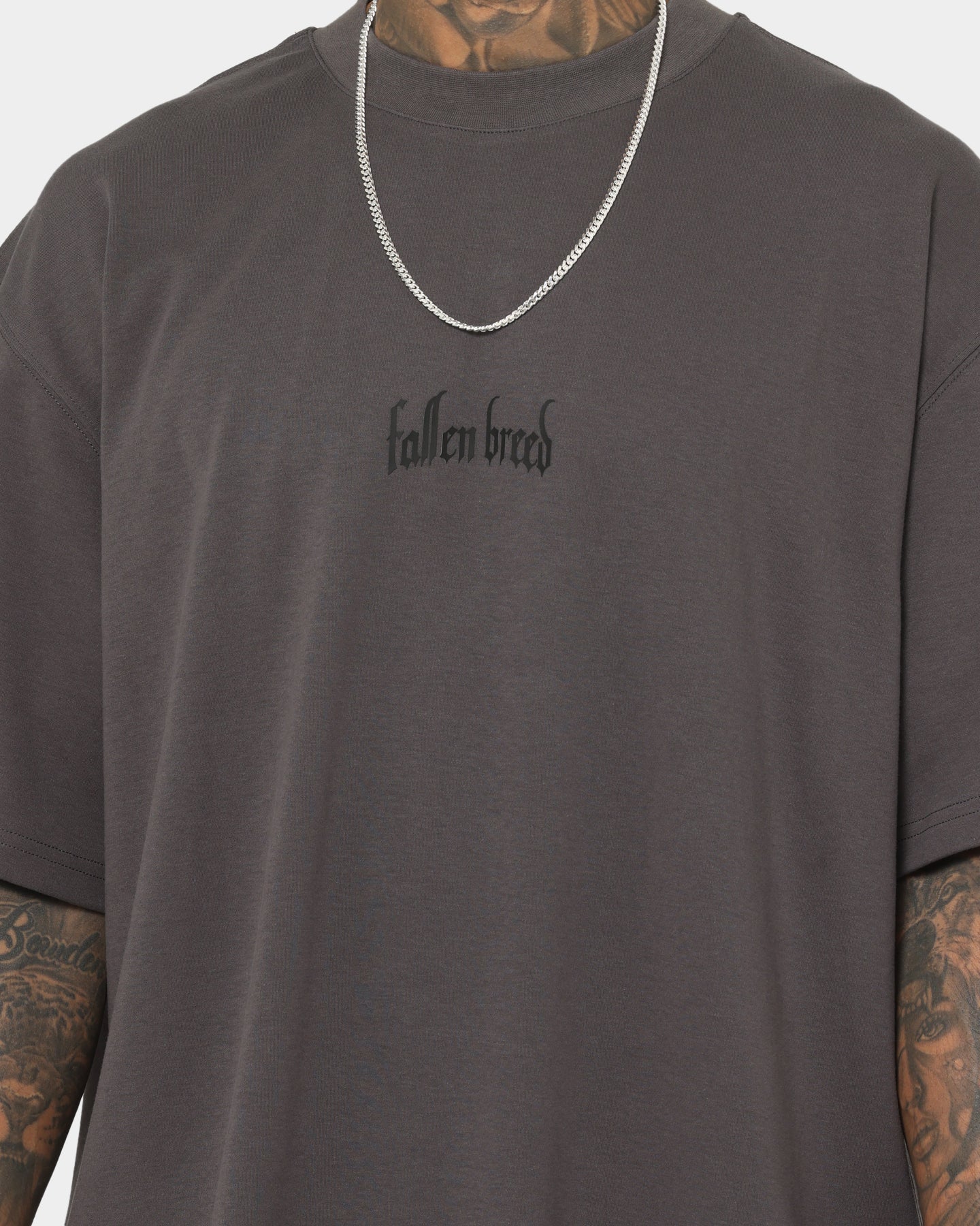 Fallen Breed Logo T-Shirt Charcoal