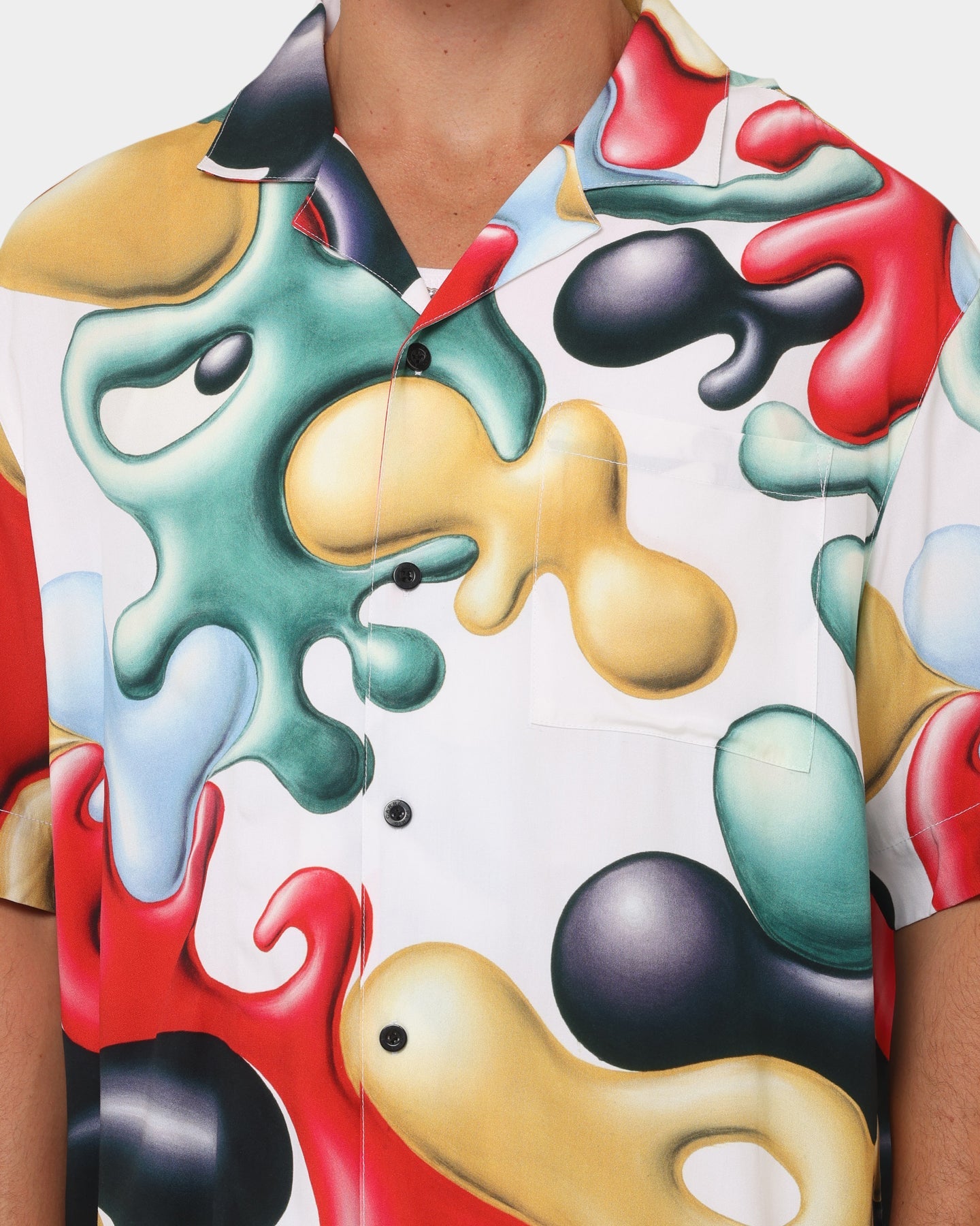 Carr√© X Kenny Scharf Blobareblob Button Up Shirt Off White