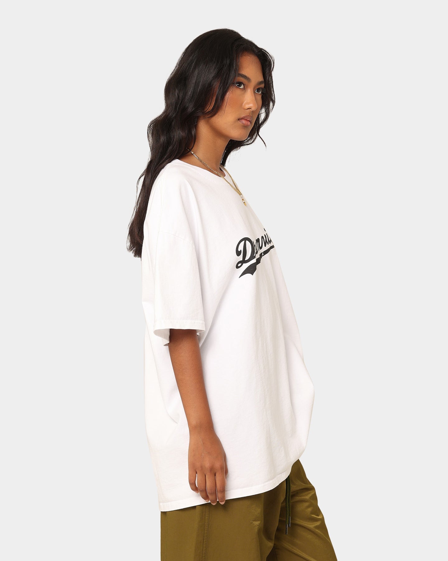 Dreamville Dreamville Logo Vintage T-Shirt Off White Style001