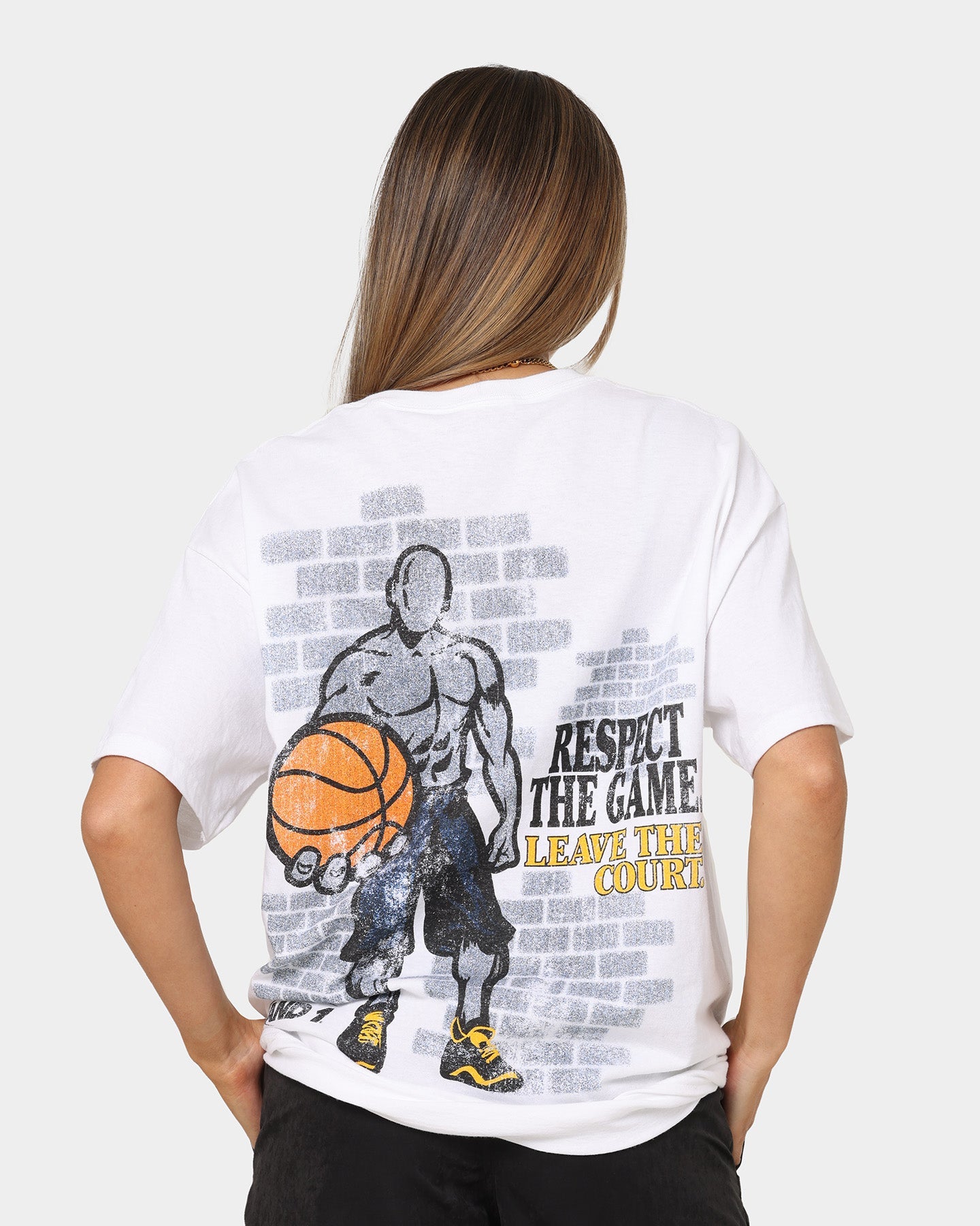 AND1 Respect T-Shirt White Style001
