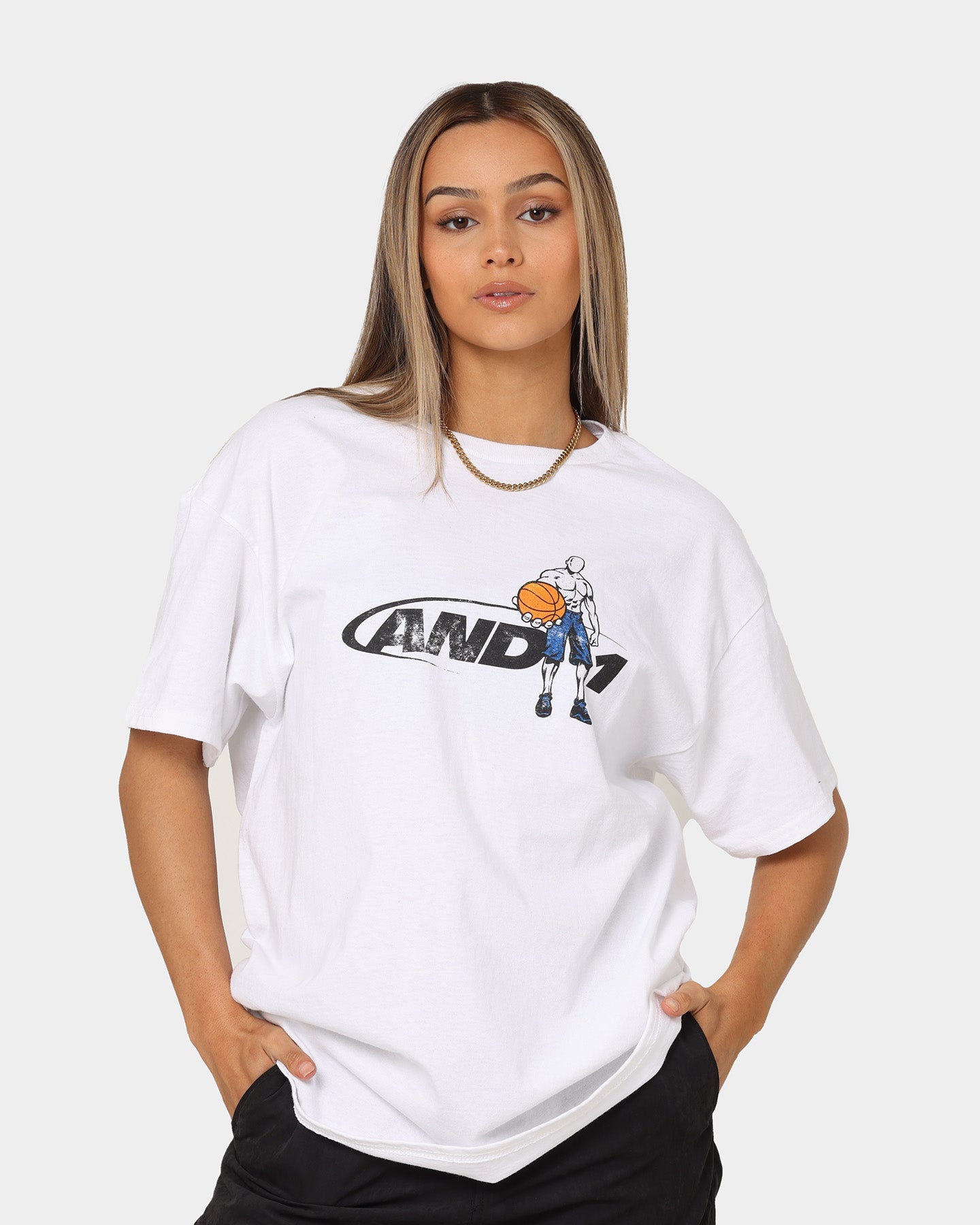 AND1 Respect T-Shirt White Style001