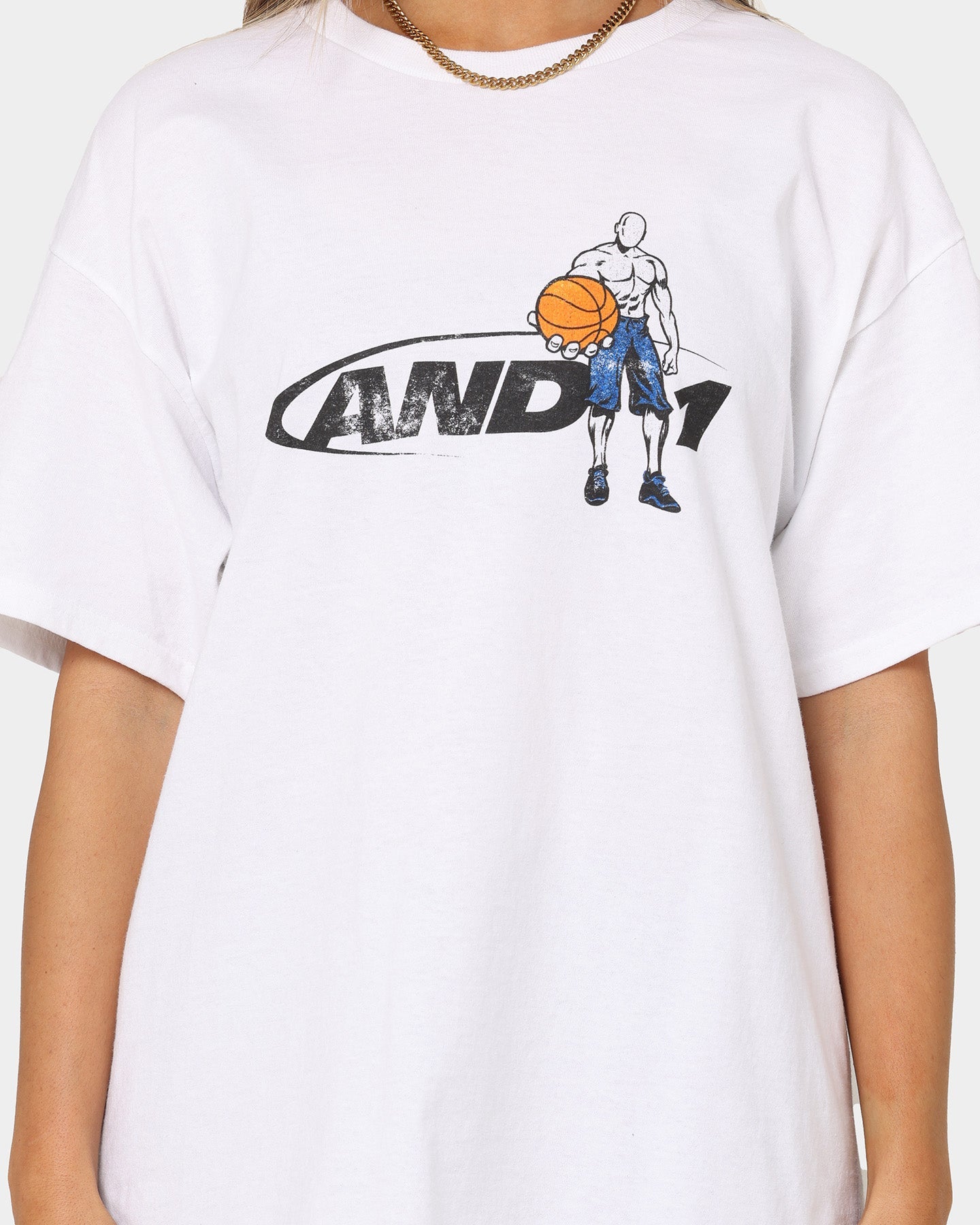 AND1 Respect T-Shirt White Style001