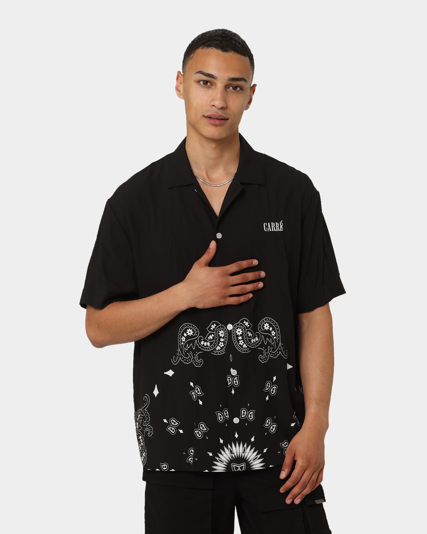 Carr√© Raphael Button Up Shirt Black
