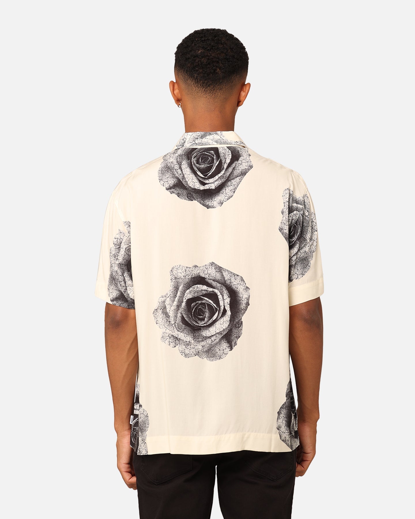 Carr√© Rose Bunch Button Up Shirt Off White