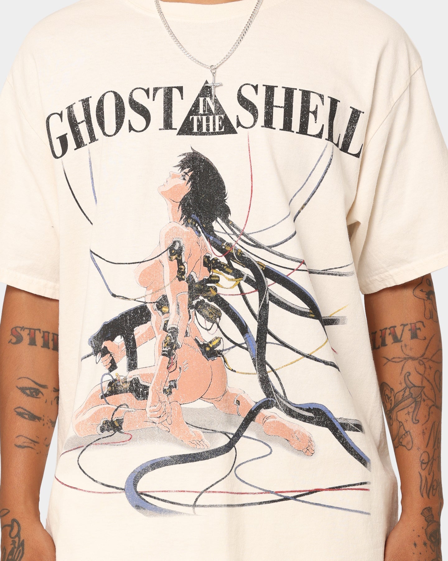 Goat Crew X Ghost In The Shell Major T-Shirt White