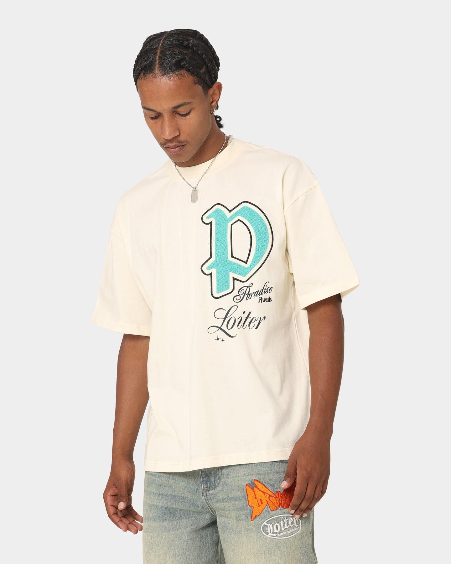 Loiter Paradise T-Shirt Off White