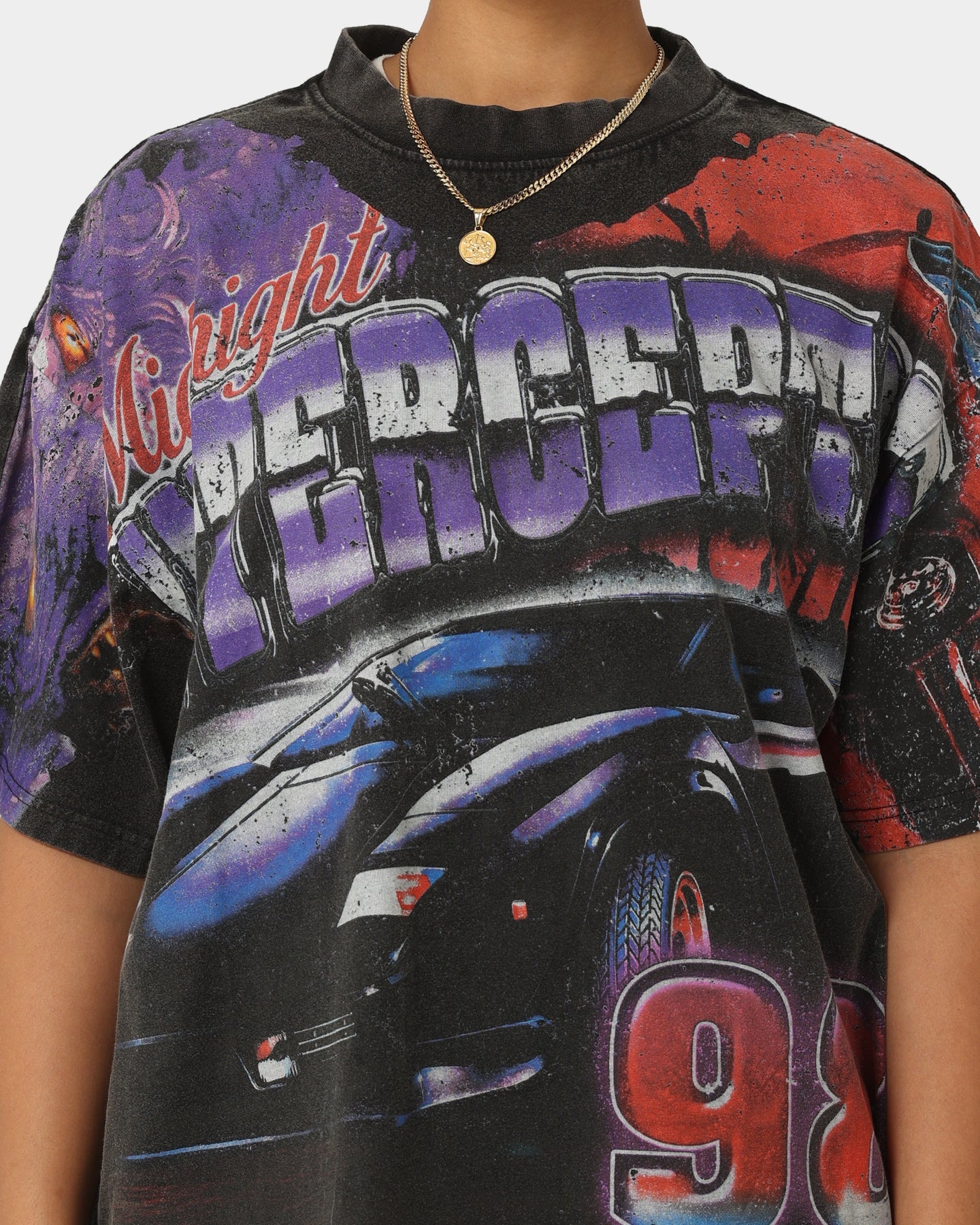 Loiter Interceptor Vintage T-Shirt Vintage Black Style001