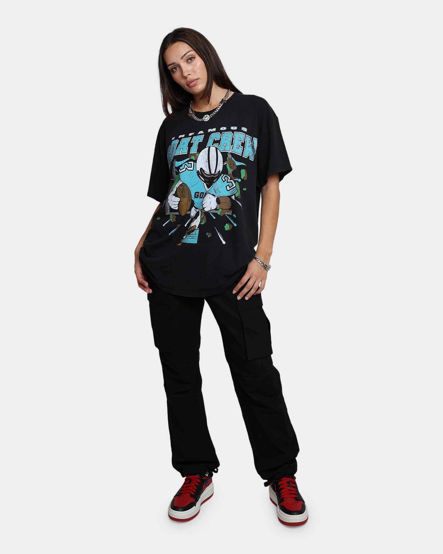 Goat Crew Infamous T-Shirt Black Wash Style001