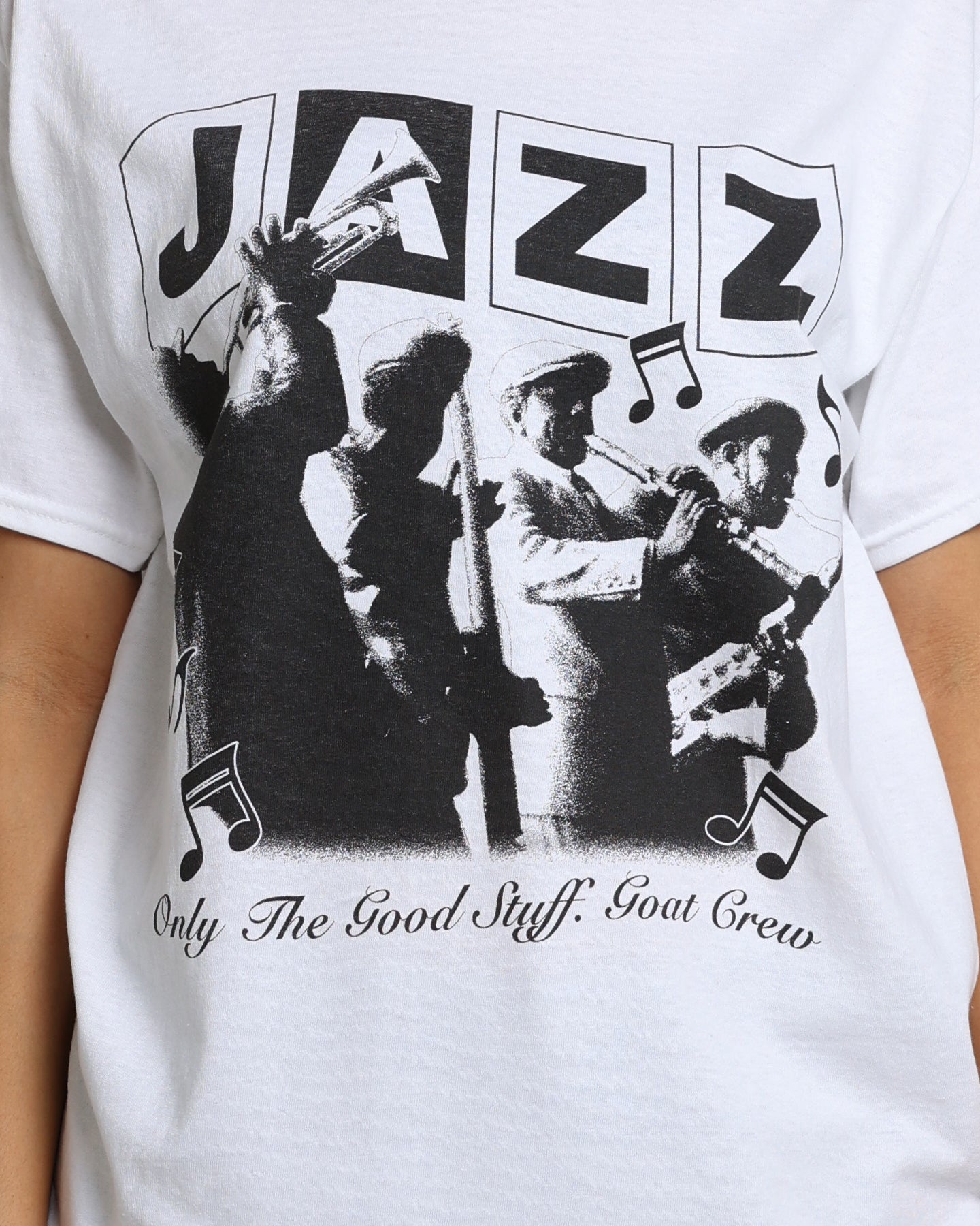 Goat Crew Only The Good Stuff T-Shirt White Style001