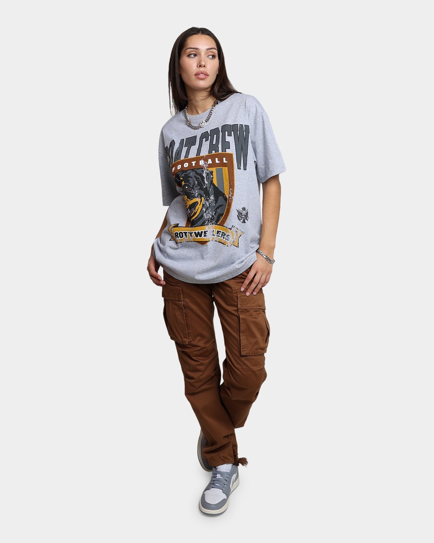 Goat Crew Rottweiler T-Shirt Grey Style001