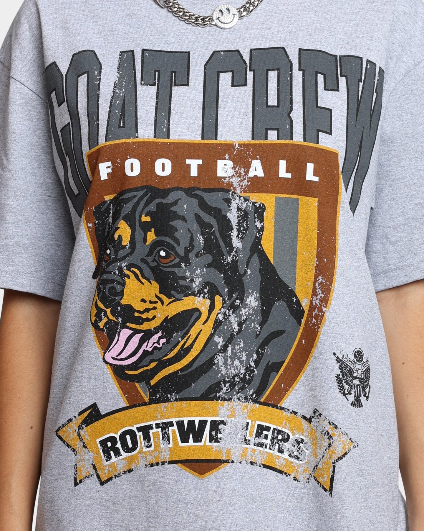 Goat Crew Rottweiler T-Shirt Grey Style001