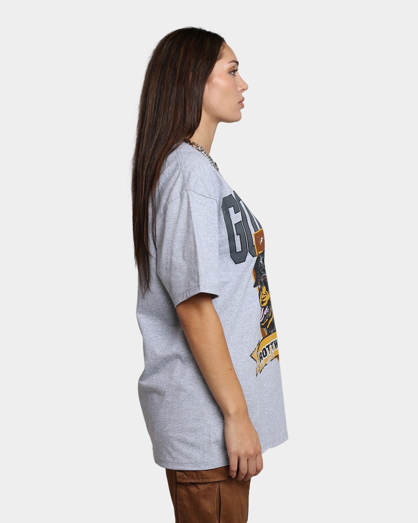 Goat Crew Rottweiler T-Shirt Grey Style001