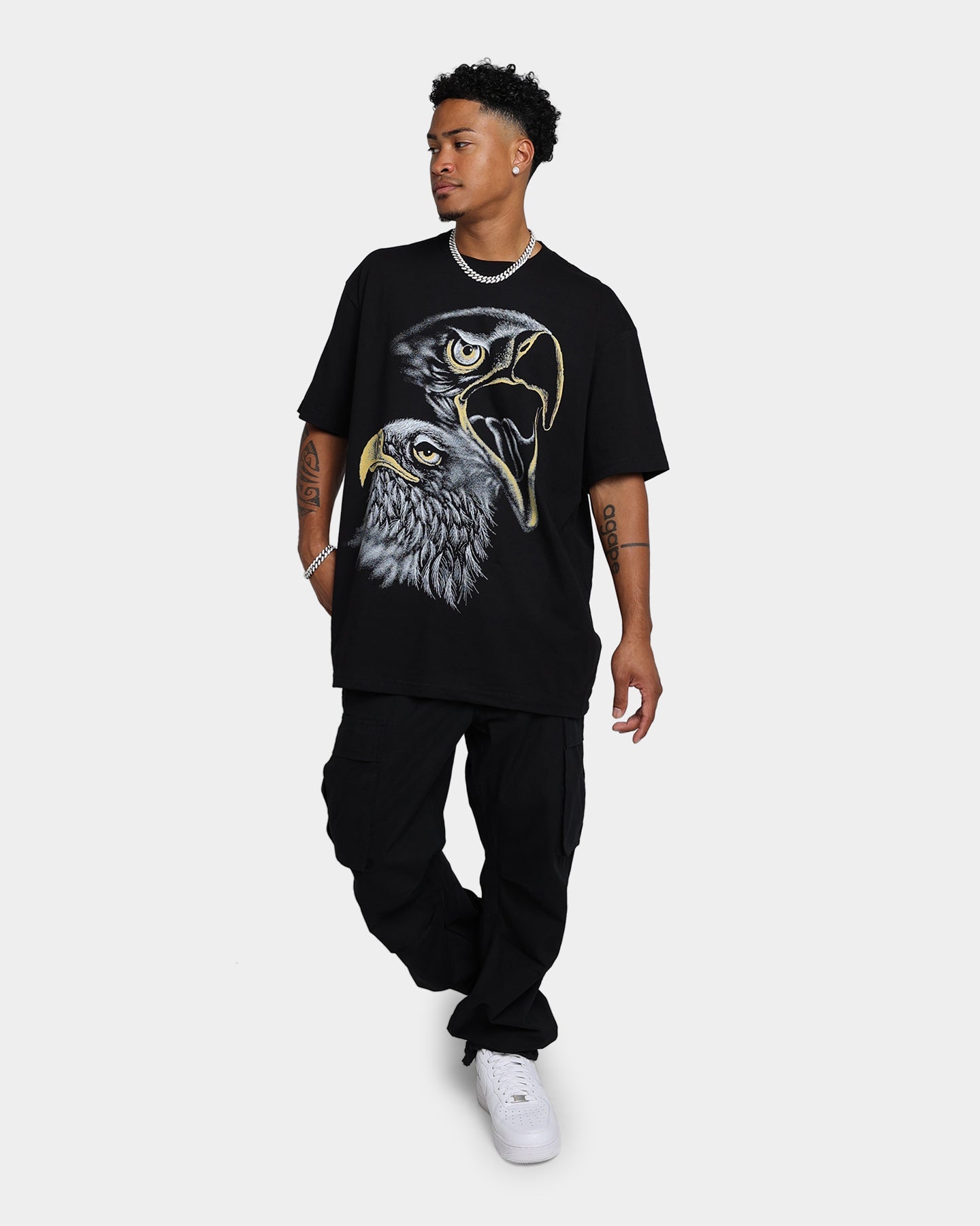 American Thrift Sky Belongs to the Eagle T-Shirt Black