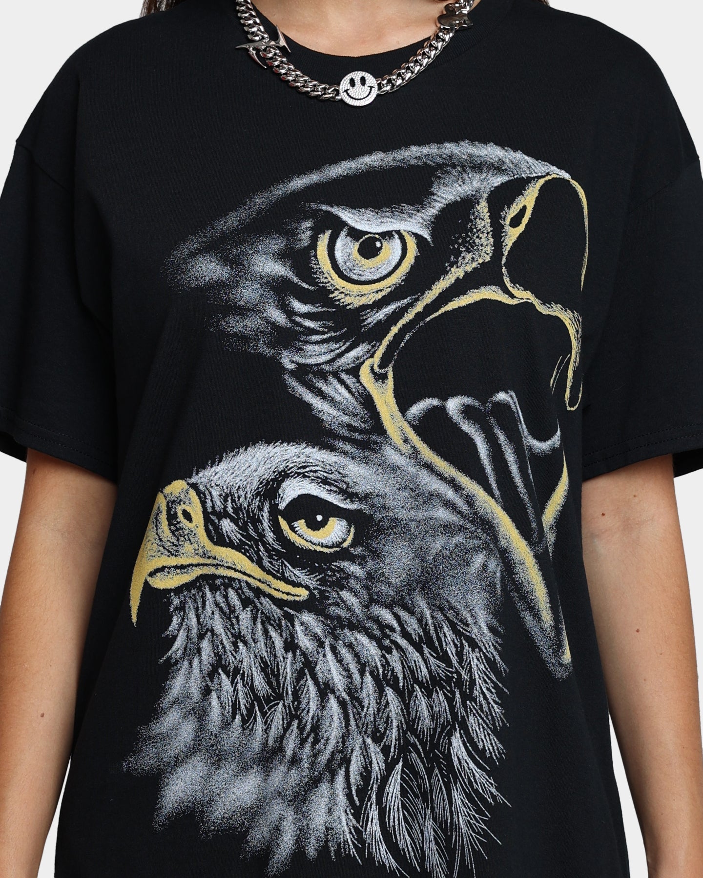 American Thrift Sky Belongs to the Eagle T-Shirt Black Style001