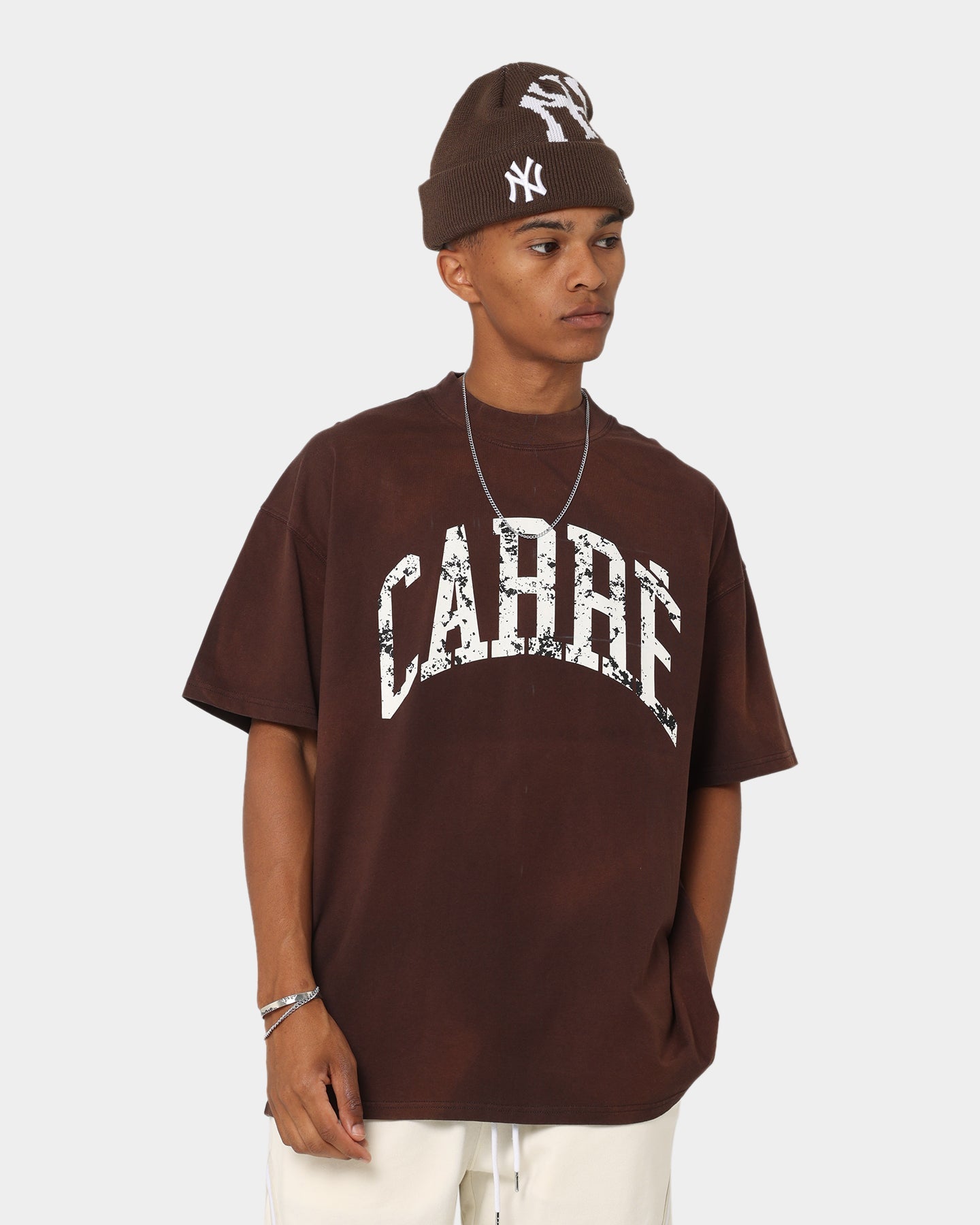 Carr√© Arch Oversized T-Shirt Washed Brown