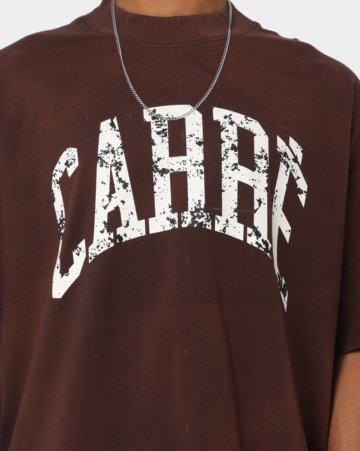 Carr√© Arch Oversized T-Shirt Washed Brown