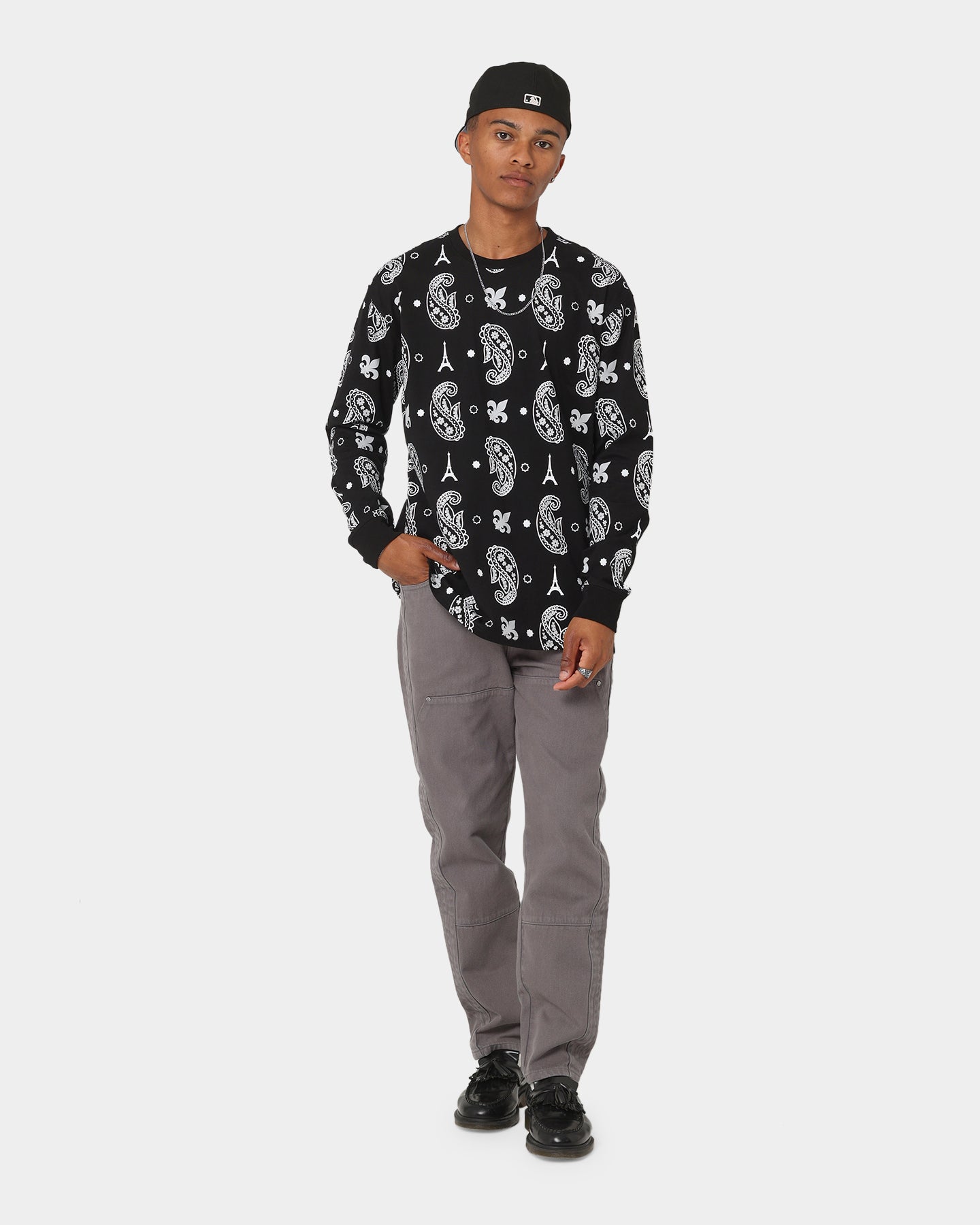 Carr√© Big Bandana Oversized T-Shirt Black