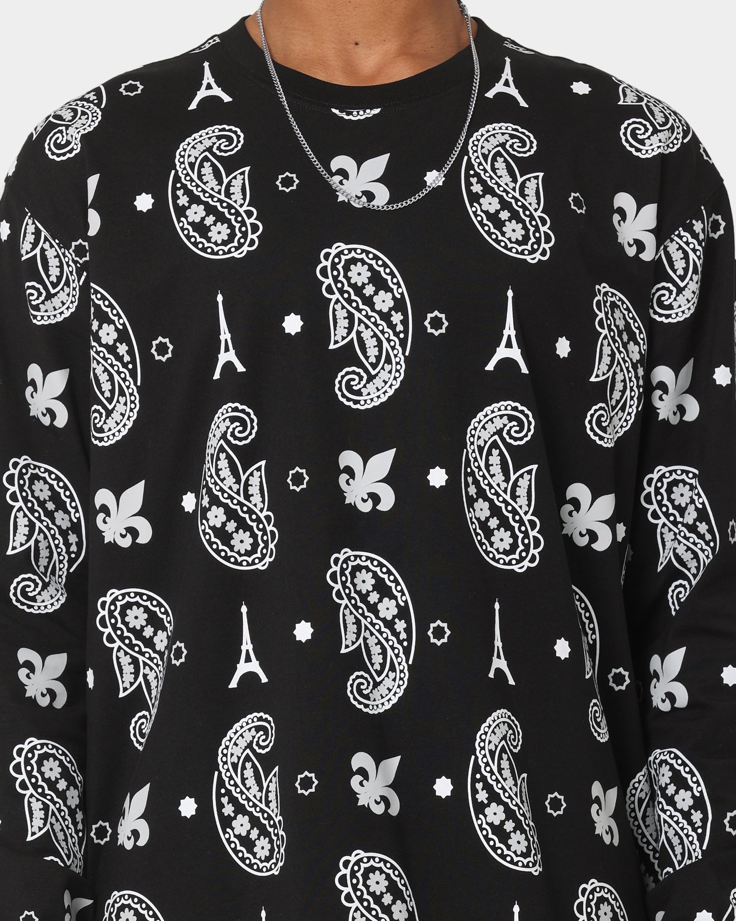 Carr√© Big Bandana Oversized T-Shirt Black