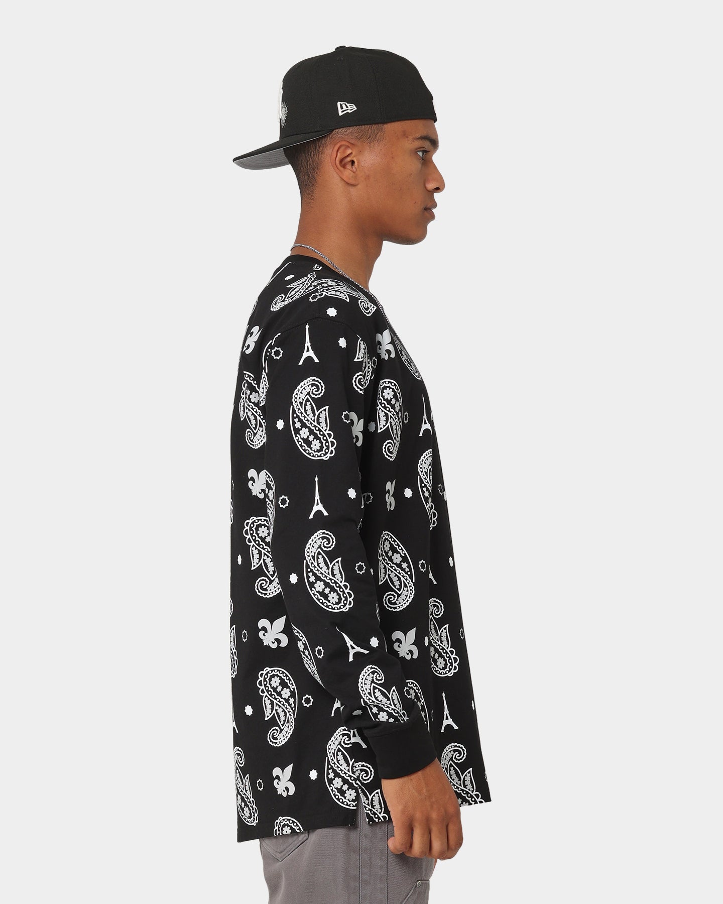 Carr√© Big Bandana Oversized T-Shirt Black