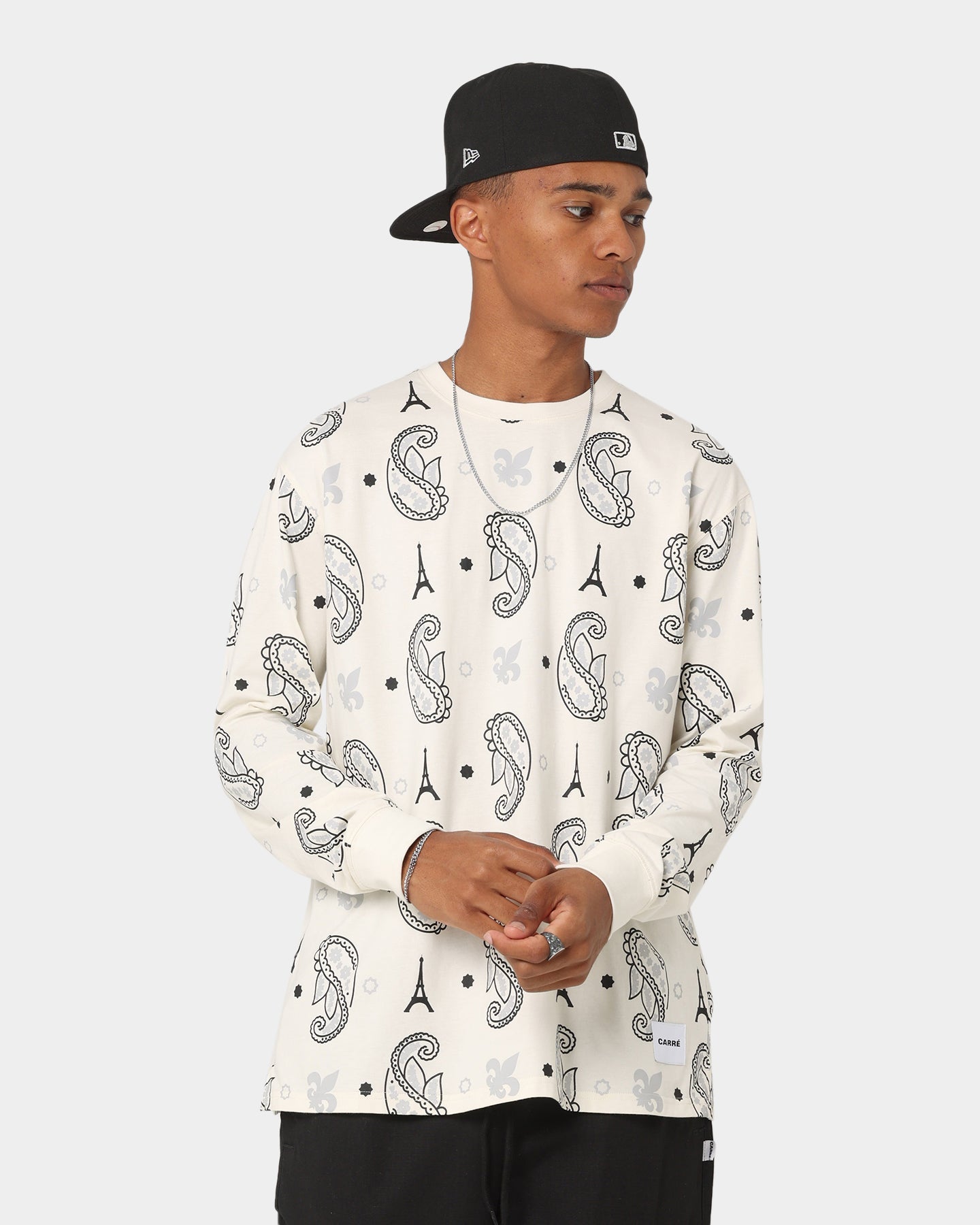 Carr√© Big Bandana Oversized T-Shirt Off White