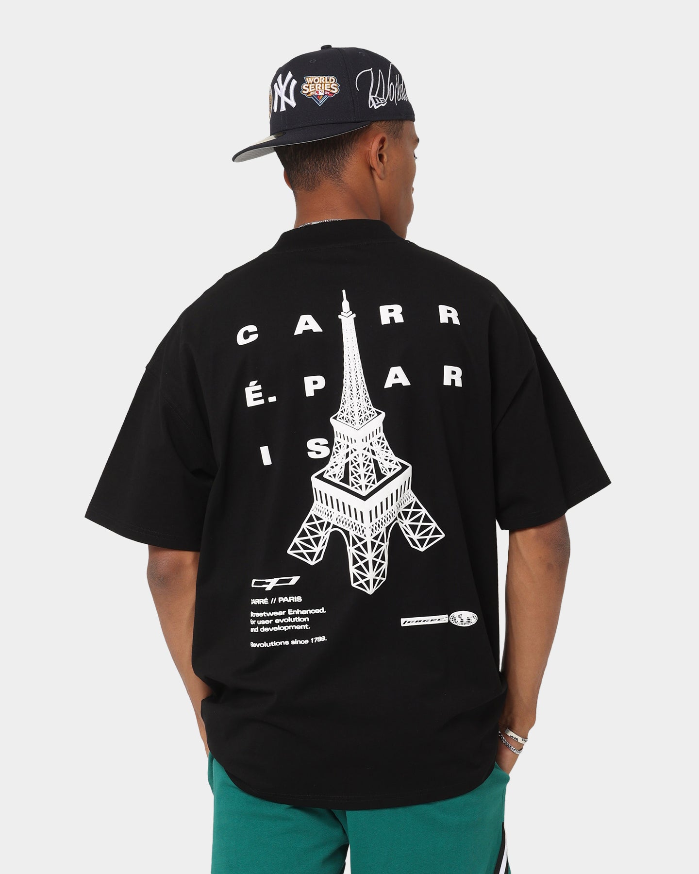 Carr√© Enhanced Oversized T-Shirt Black