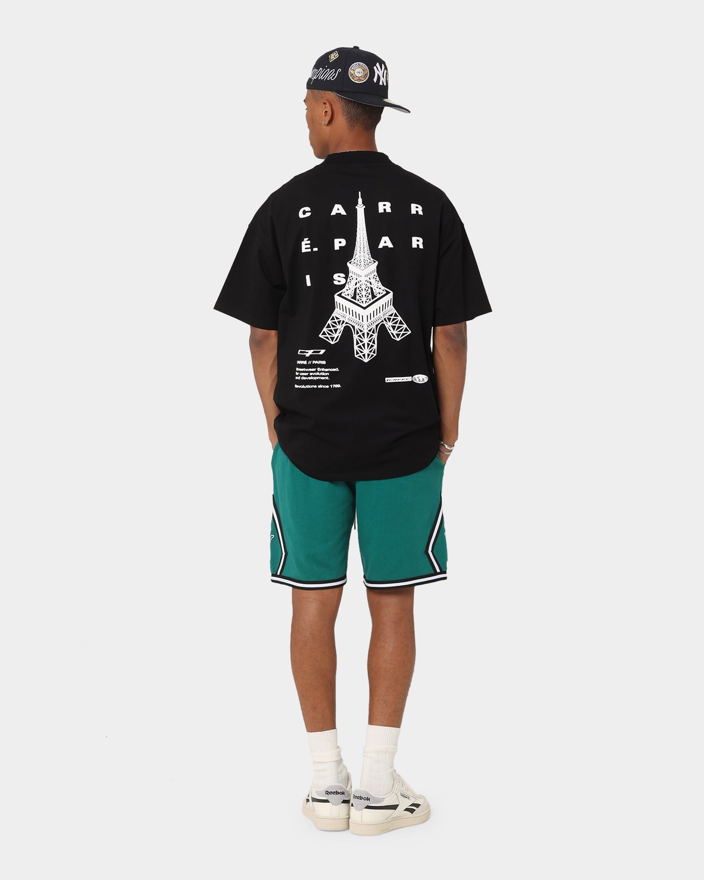 Carr√© Enhanced Oversized T-Shirt Black