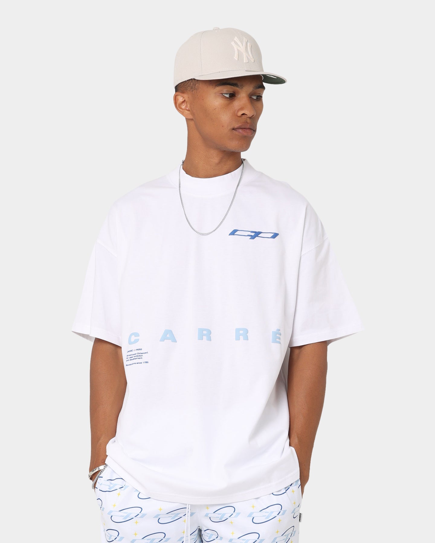 Carr√© Enhanced Oversized T-Shirt White