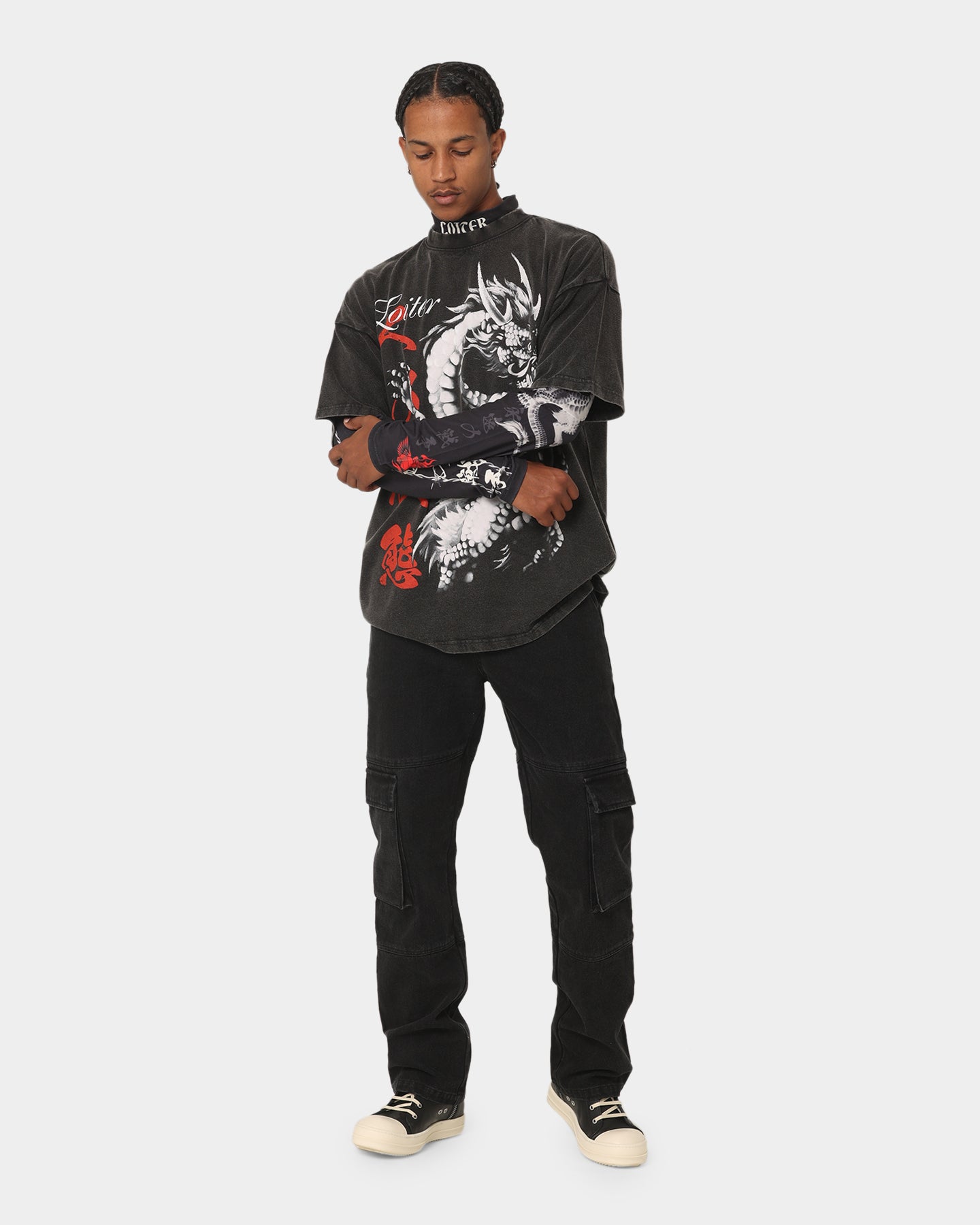 Loiter Drago Long Sleeve T-Shirt Black