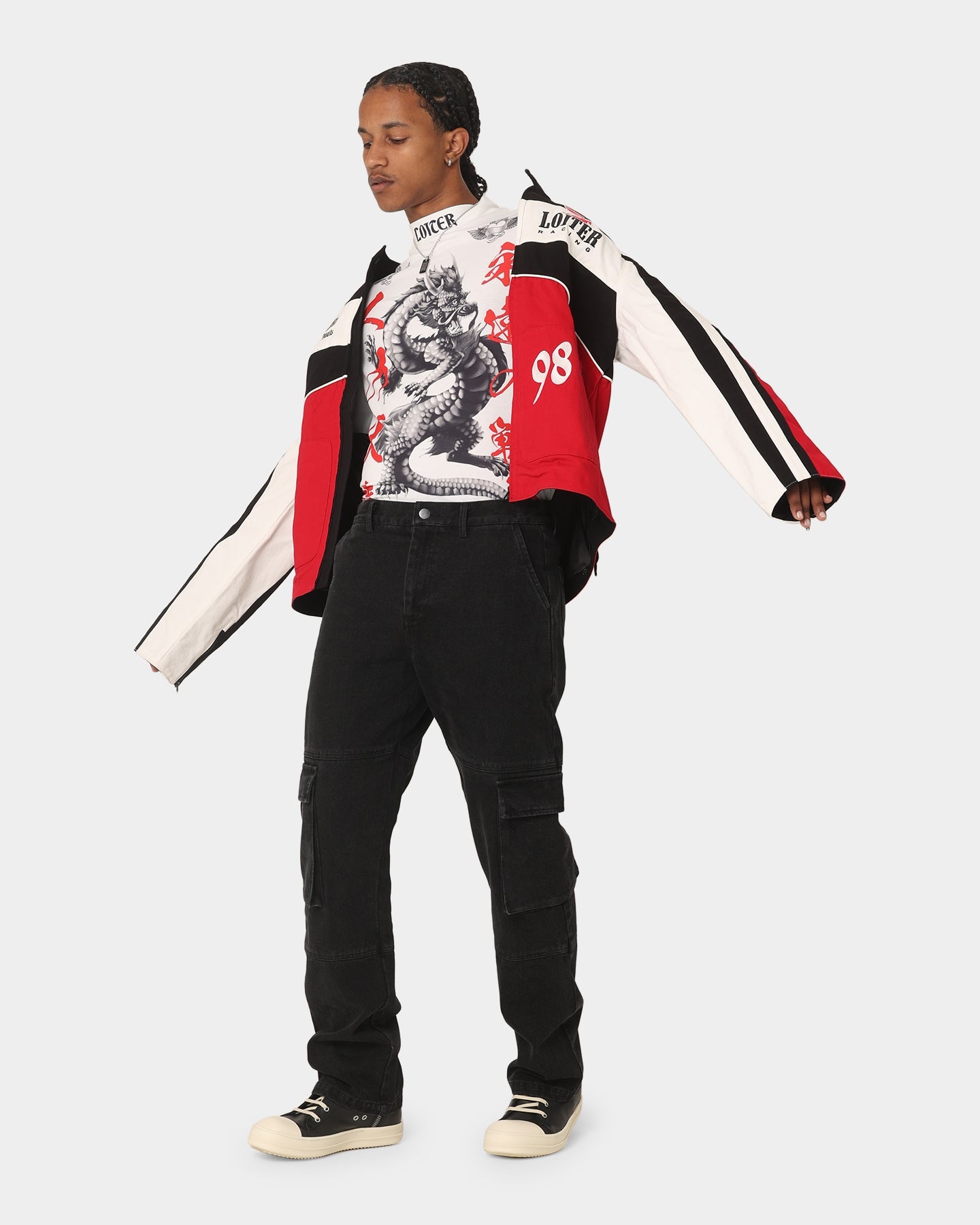 Loiter Drago Long Sleeve T-Shirt Off White